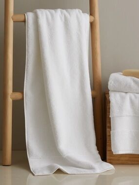 QUINCE Turkish Ultra Plush Bath Sheet Towel White 7267